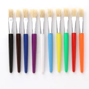 20-Piece Candy Color Oil Painting Brush round Rod Graffiti Painting Brush