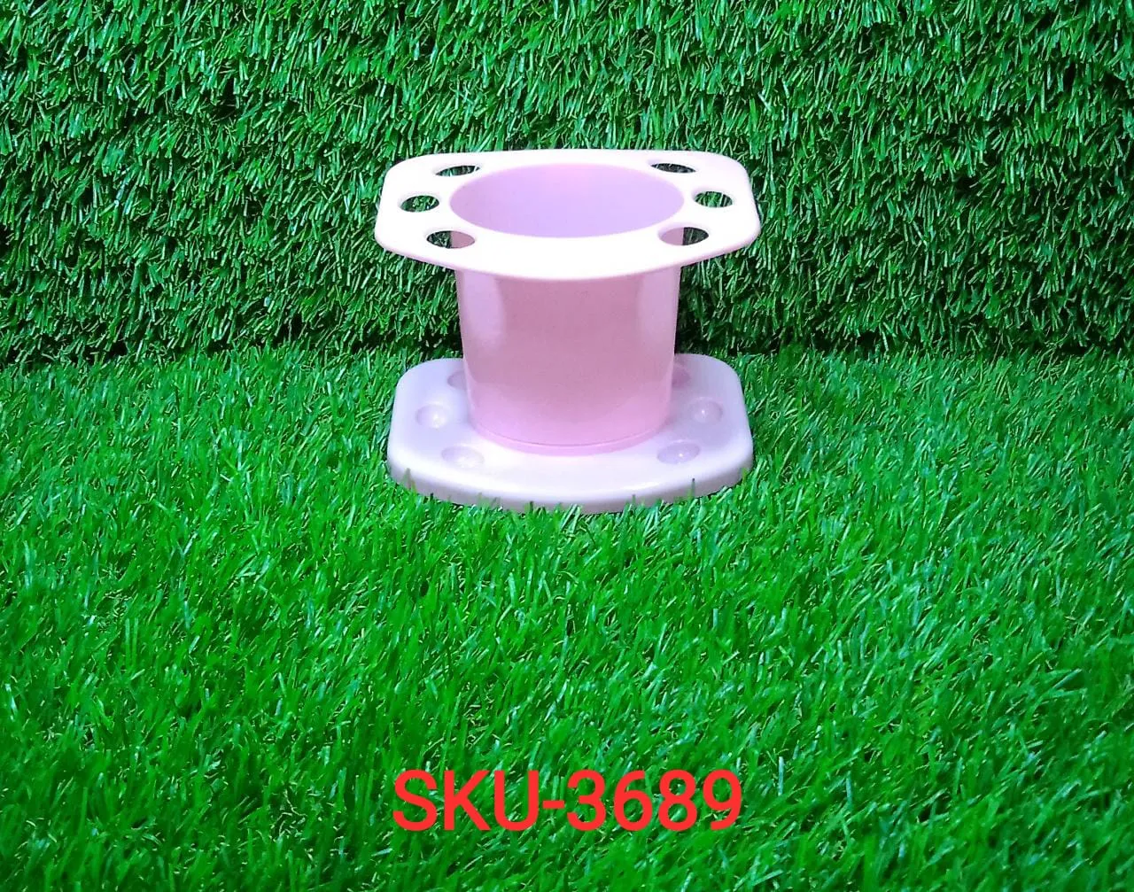 3689 Toothbrush Holder widely used in all types of bathroom places for holding and storing toothbrushes and toothpastes of all types of family members etc.