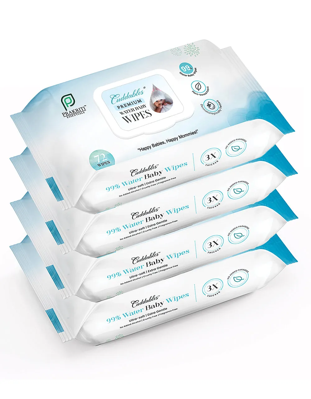 99% Pure Water Baby Wipes | Flat 50% Off On First Order