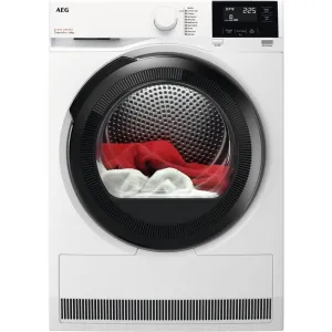 AEG TR718L4B 8kg Heat Pump Tumble Dryer - White - A   Rated