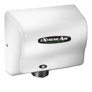 AMERICAN DRYER® EXT7-M eXtremeAir® HAND DRYER - Steel White Auto High Speed ECO No Heat Universal Voltage