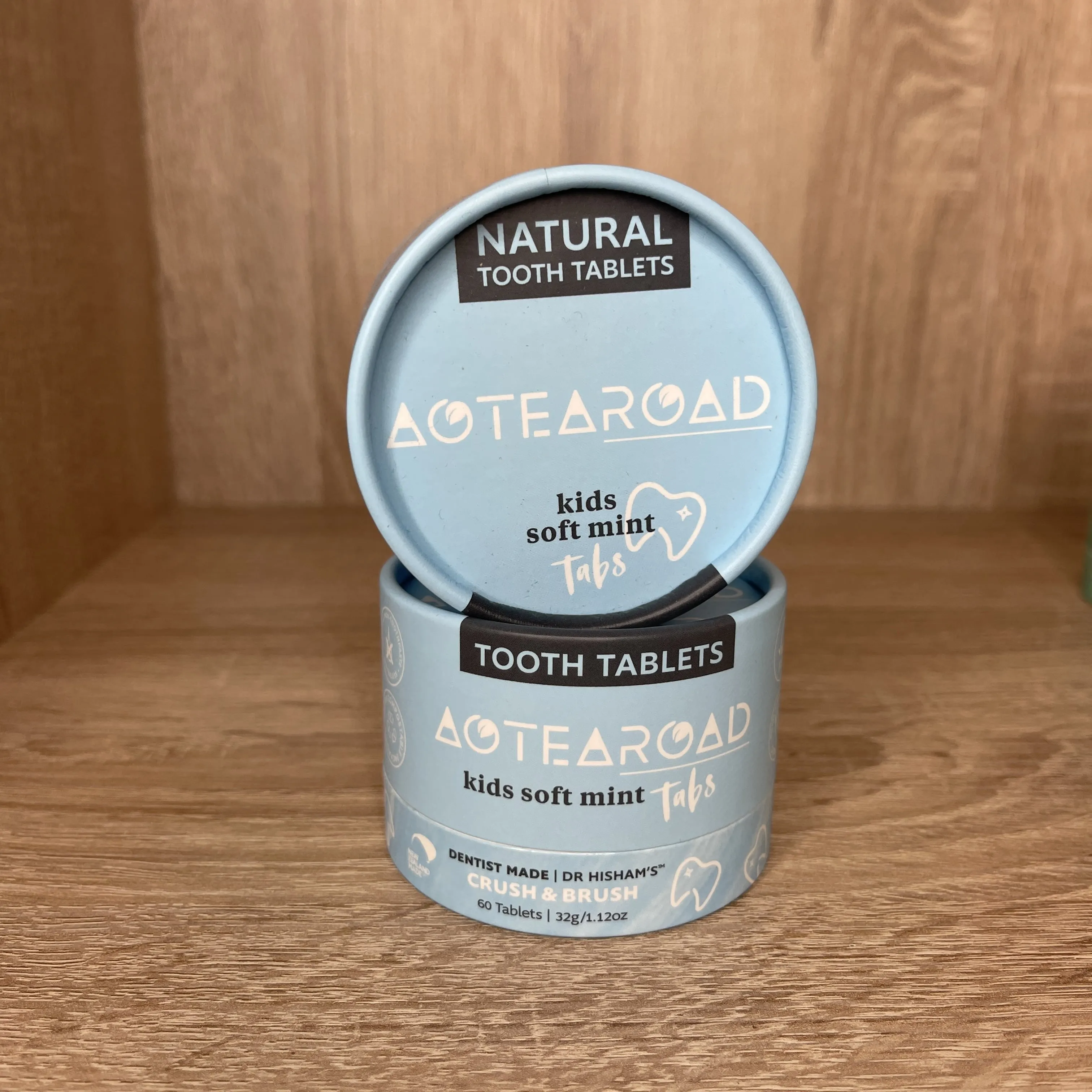 Aotearoad Natural Tooth Tablets - Kids Soft Mint