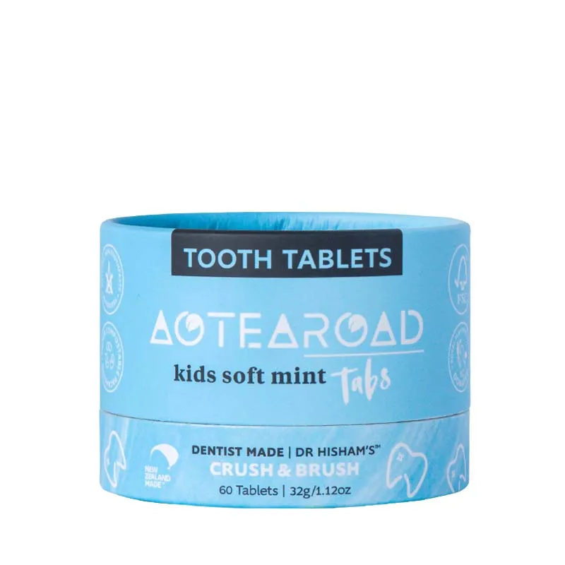 Aotearoad Natural Tooth Tablets - Kids Soft Mint