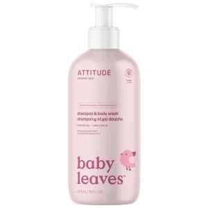 Attitude Baby Leaves 2-in-1 Shampoo & Body Wash, Fragrance Free 473ml