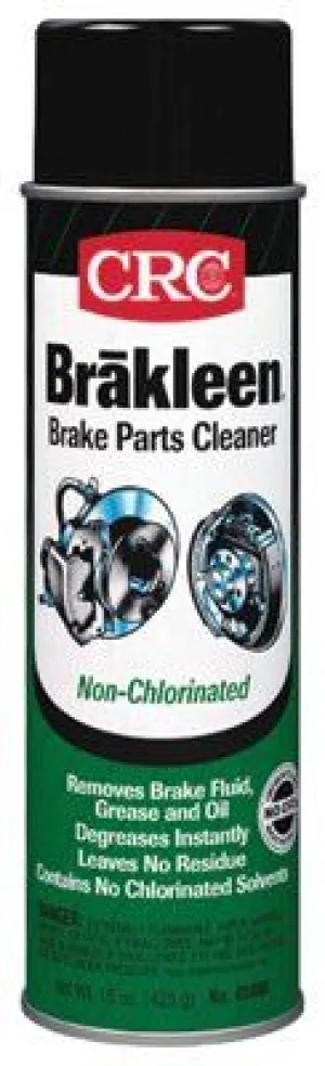 CRC 05088 Brakleen Non-Chlorinated Brake Parts Cleaners, 14 oz Aerosol Can (12 Cans)