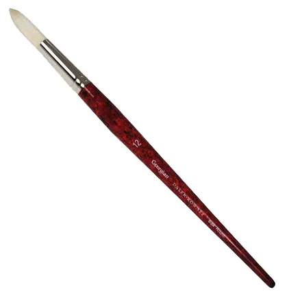 Daler Rowney Georgian Oil Brushes Series G24 Round No. 12