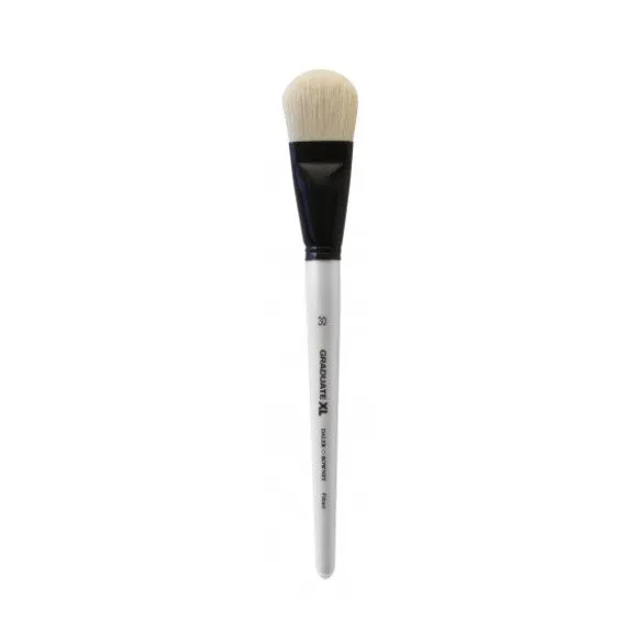 Daler Rowney Graduate XL White Bristle Filbert Brushes Size 30