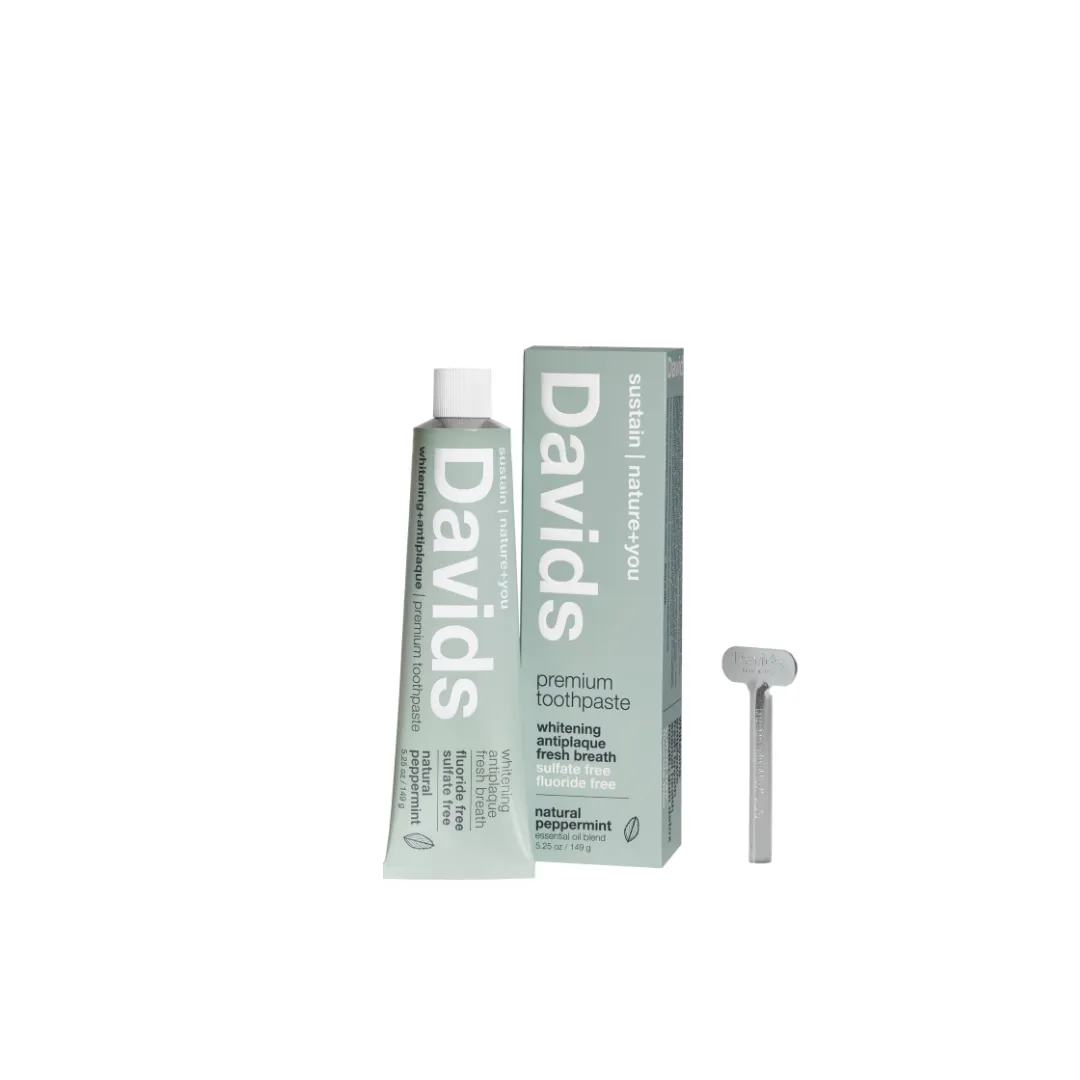 David's Premium Toothpaste- Peppermint