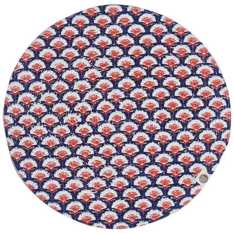 Ditsy Redupple Round Mat | Set of 2