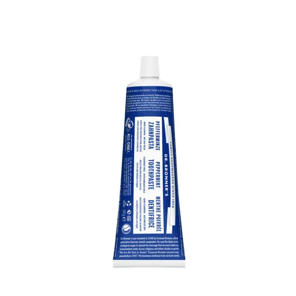 Dr. Bronner's Toothpaste Fluoride-Free 105gr - Peppermint