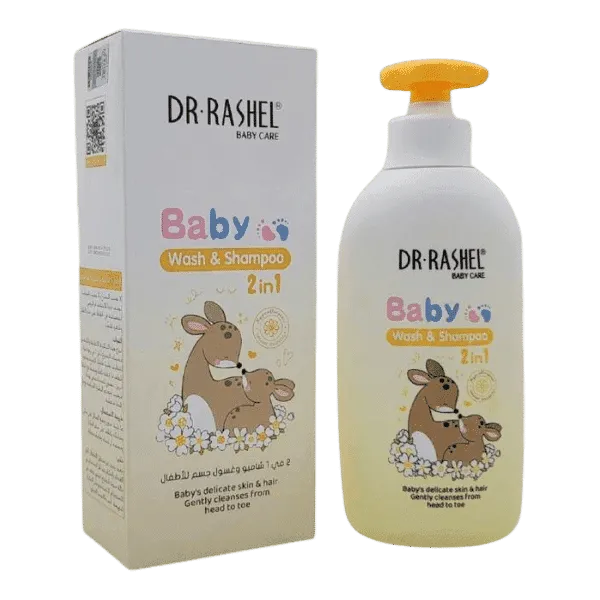 DR.RASHEL BABY WASH & SHAMPOO 2IN1 ORGANIC CALENDULA 500ML