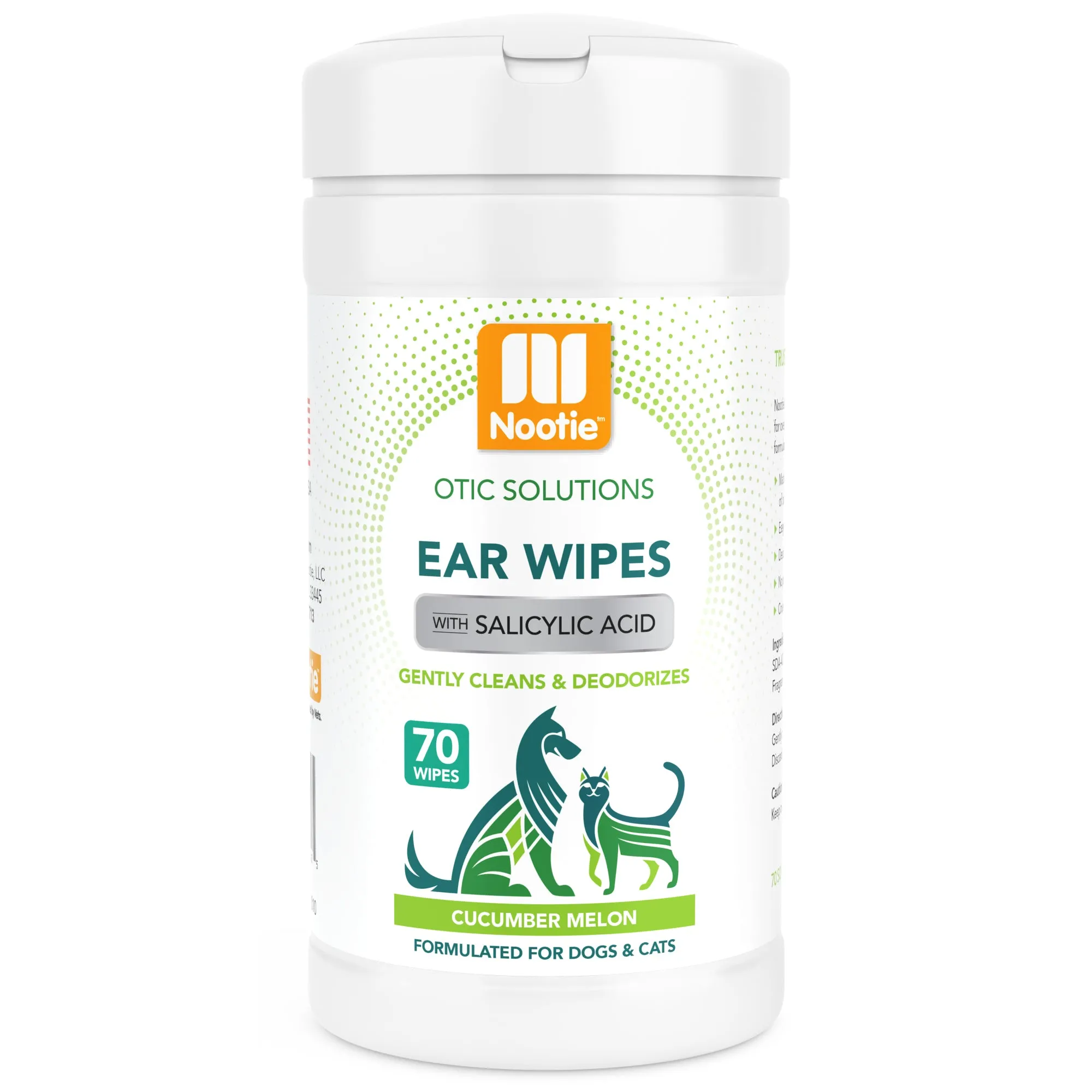 Ear Wipes with Salicylic Acid | Cucumber Melon