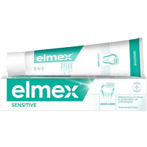 ELMEX Sensitive toothpaste folding box