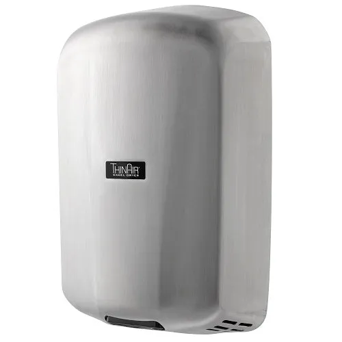 Excel Dryer ThinAir® TA-SBH Hand Dryer with Electrostatic HEPA Filter - Brushed Stainless Steel Surface Mounted ADA-Compliant High Speed Automatic