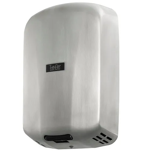 Excel Dryer ThinAir® TA-SBH Hand Dryer with Electrostatic HEPA Filter - Brushed Stainless Steel Surface Mounted ADA-Compliant High Speed Automatic