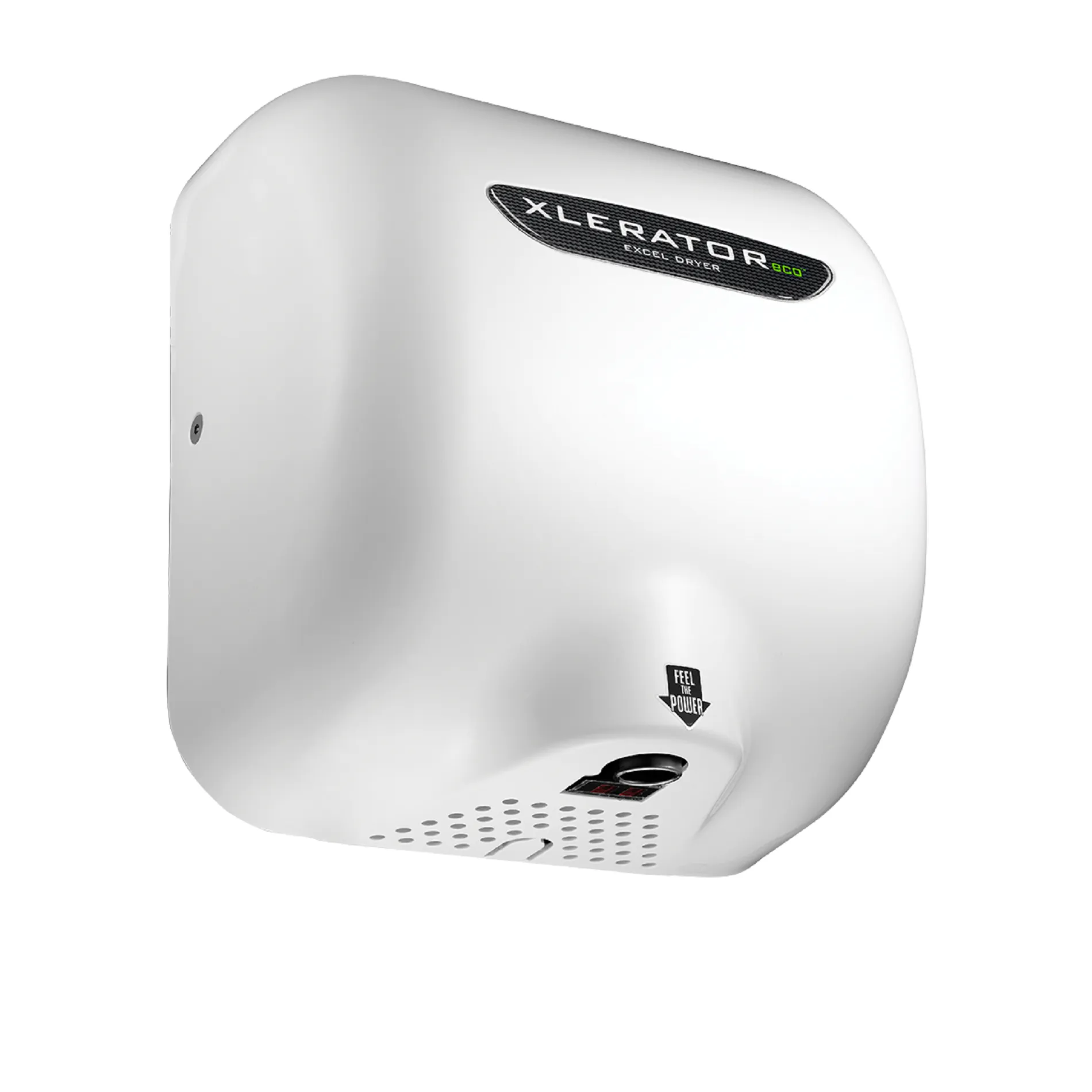 Excel Dryer XLERATOReco® XL-BW-ECO (No Heat) Hand Dryer - White BMC (Bulk Molded Compound) High Speed Automatic Surface-Mounted