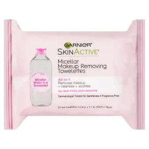 Garnier SkinActive Micellar Makeup Remover Wipes 25ct