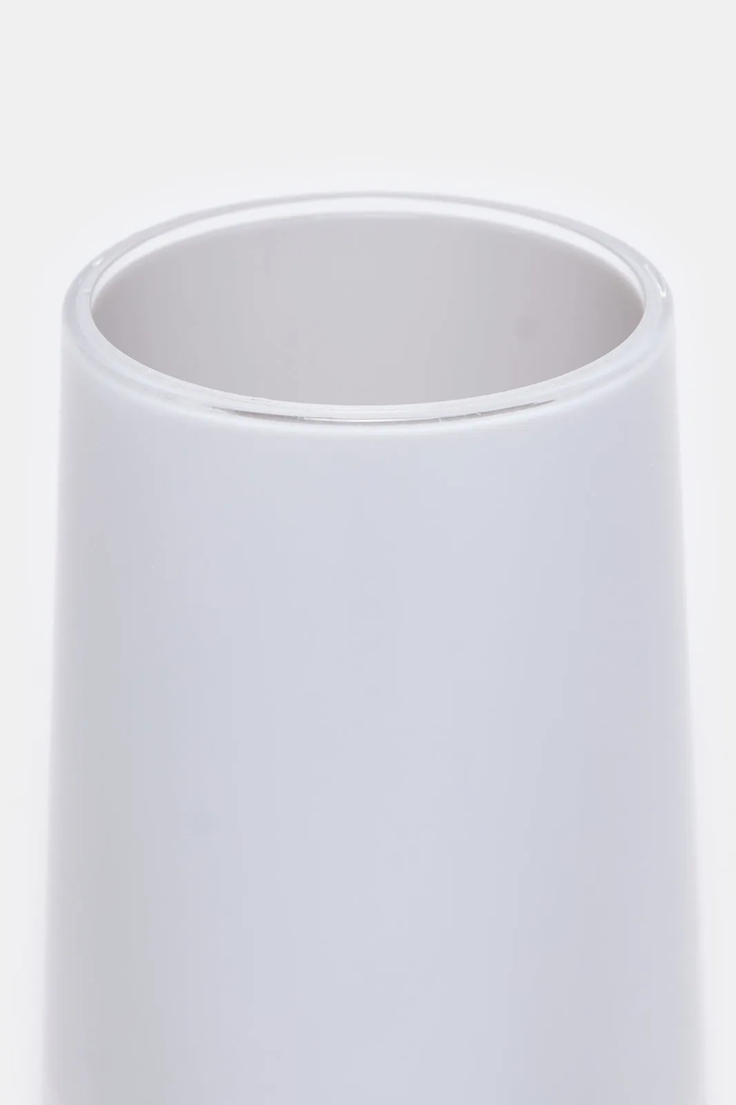 Grey Solid Bathroom Tumbler