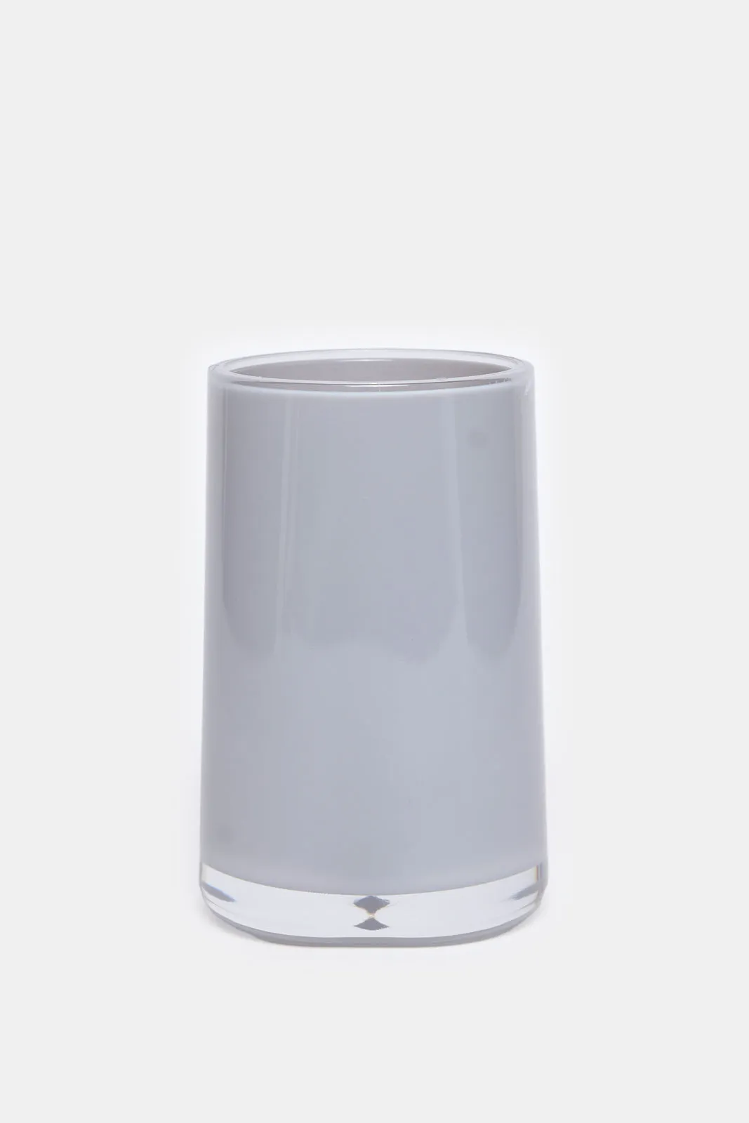 Grey Solid Bathroom Tumbler