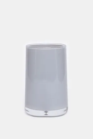 Grey Solid Bathroom Tumbler