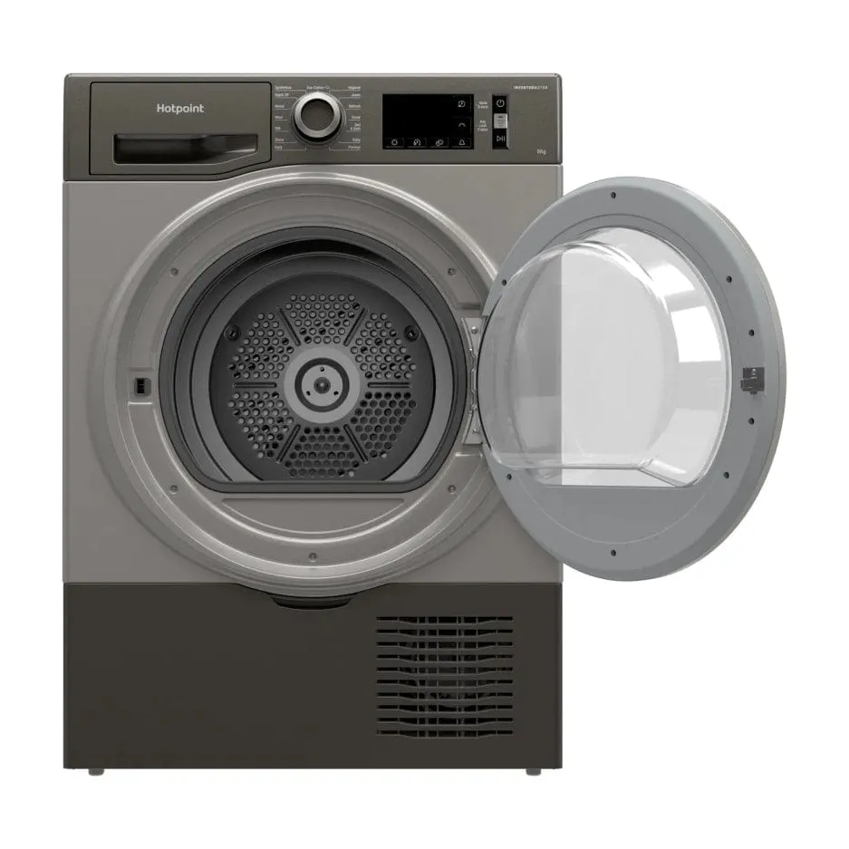 Hotpoint H3D81GSUK 8kg Freestanding Condenser Tumble Dryer Graphite