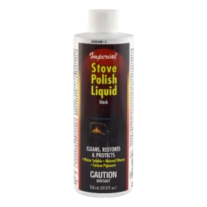 Imperial Black Stove Polish - Liquid & Paste