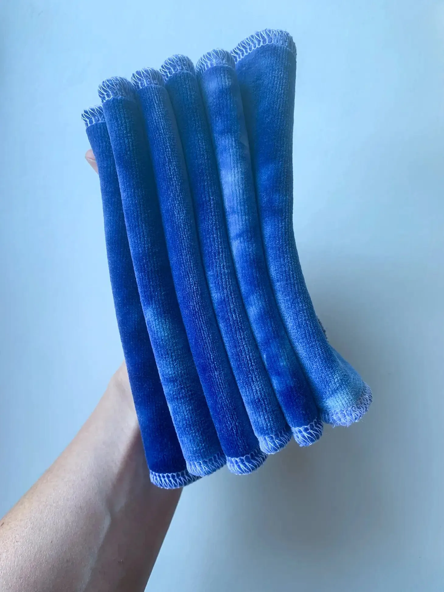 Indigo 6-pack Tie Dye Organic Wipes