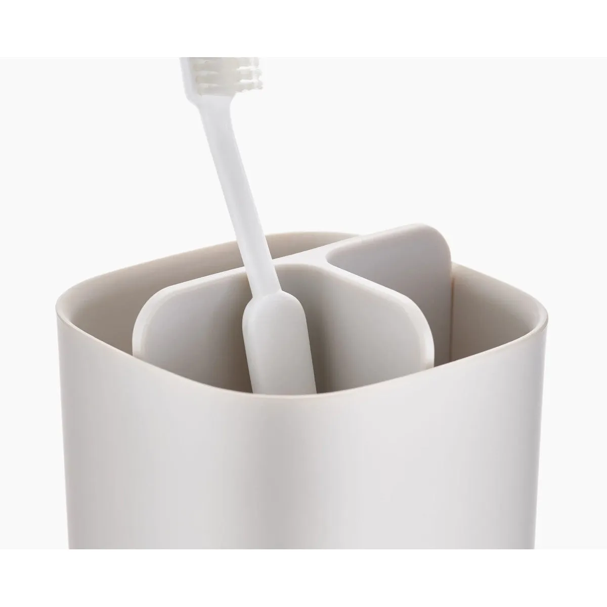 Joseph Joseph EasyStore Toothbrush Caddy Ecru