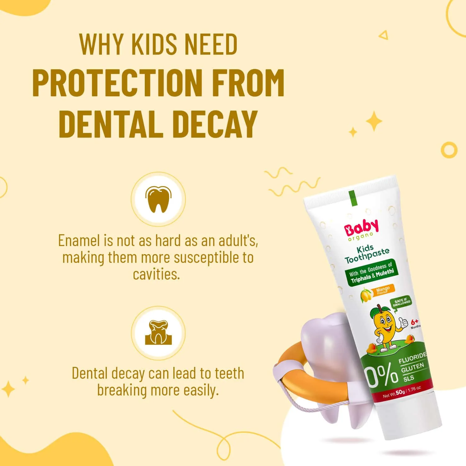 Kid's Toothpaste | Protection Against Cavities (6  Months)