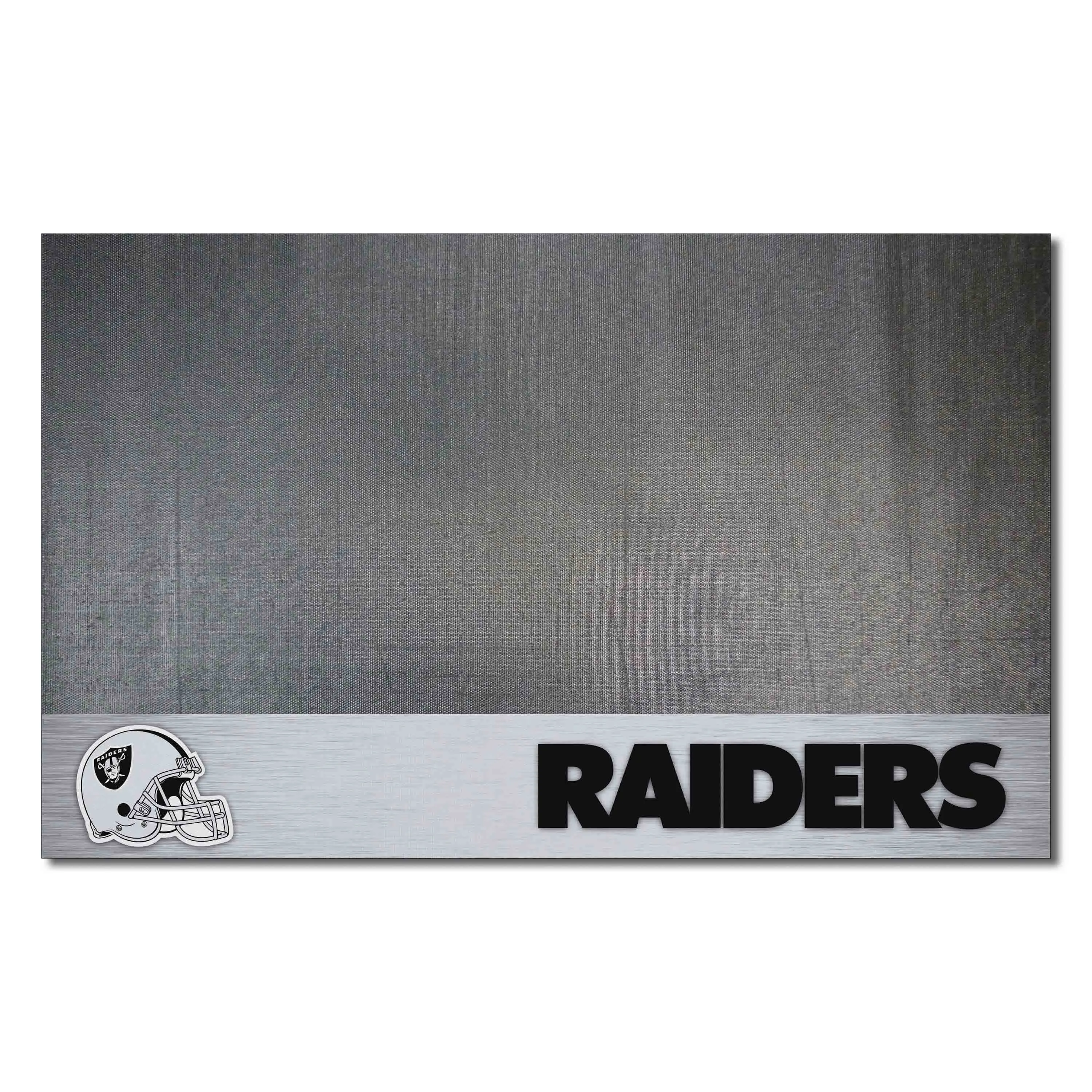 Las Vegas Raiders Vinyl Grill Mat - 26in. x 42in.