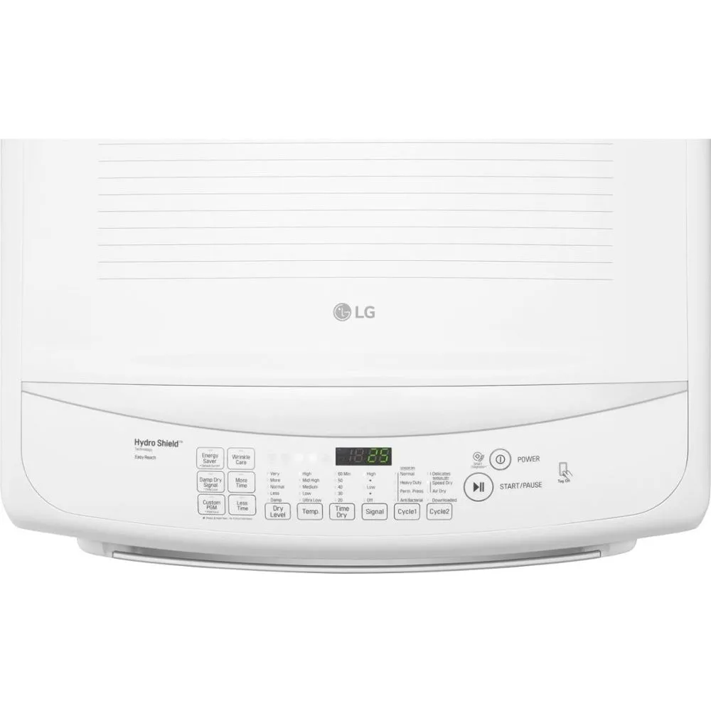 LG - 7.3 Cu. Ft. 8 Cycle Electric Dryer - White