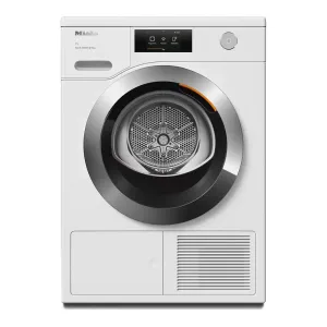 Miele TCR780WP T1 9Kg Heat Pump Dryer, Miele@home, SteamFinish & EcoDry, 59.6cm Wide - Lotus White