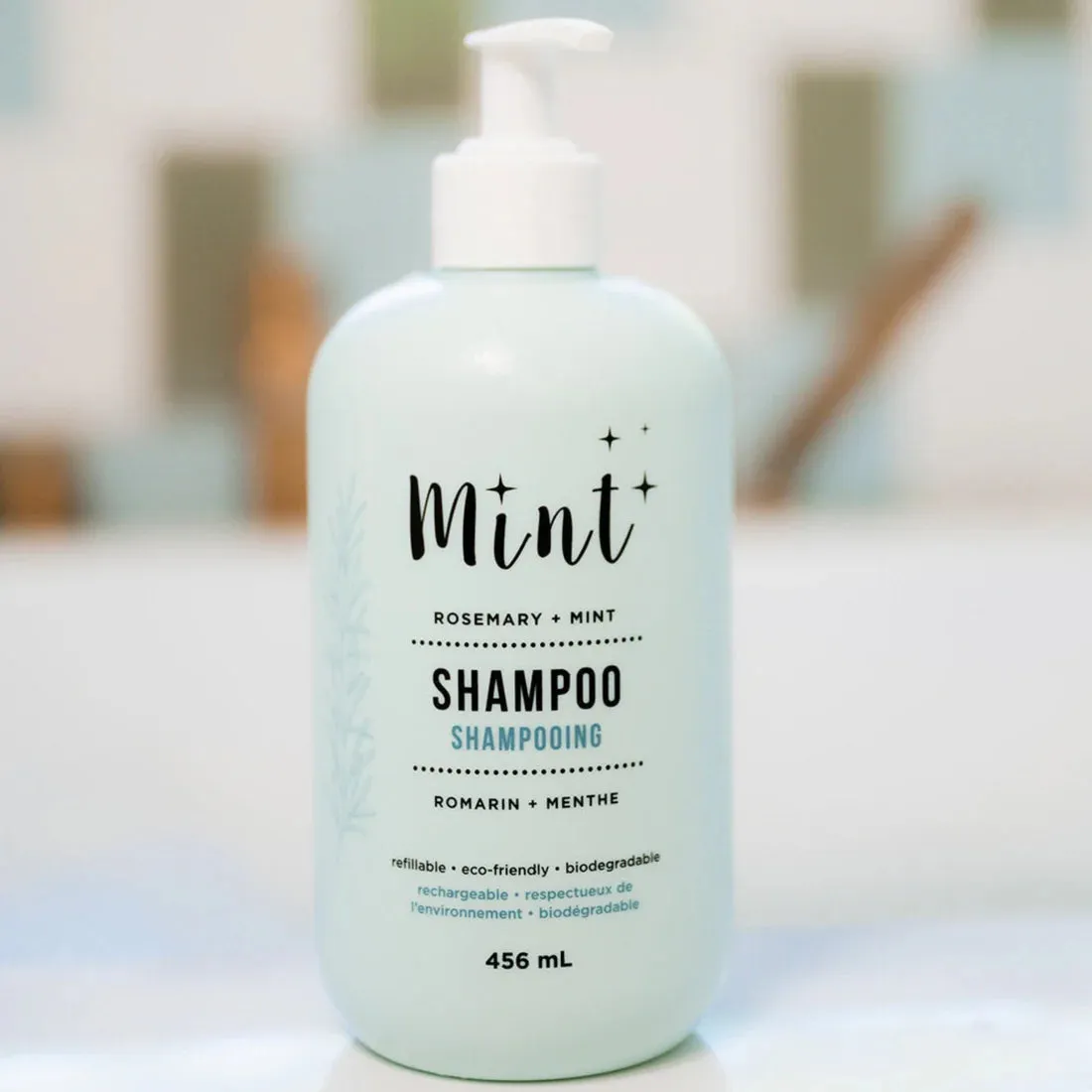 Mint Cleaning Shampoo - plastic bottle