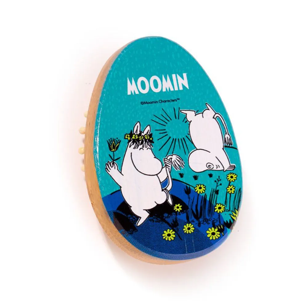 Moomin Shaped Bamboo Hair Brush - Puckator