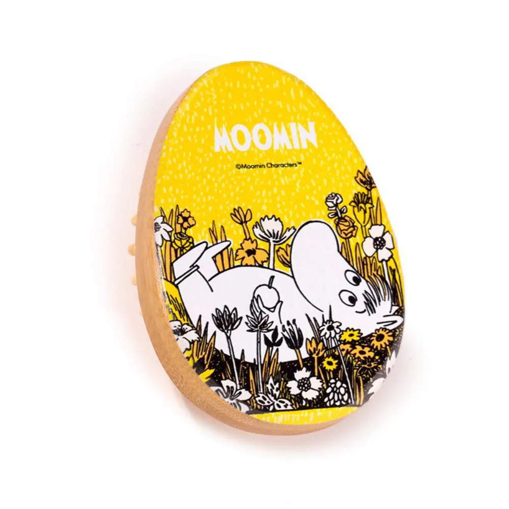 Moomin Shaped Bamboo Hair Brush - Puckator