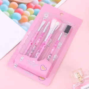 New 5 Cartoon Makeup Set Beginners 5 Makeup Brush Set Brush