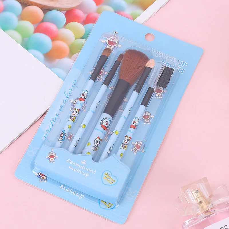 New 5 Cartoon Makeup Set Beginners 5 Makeup Brush Set Brush