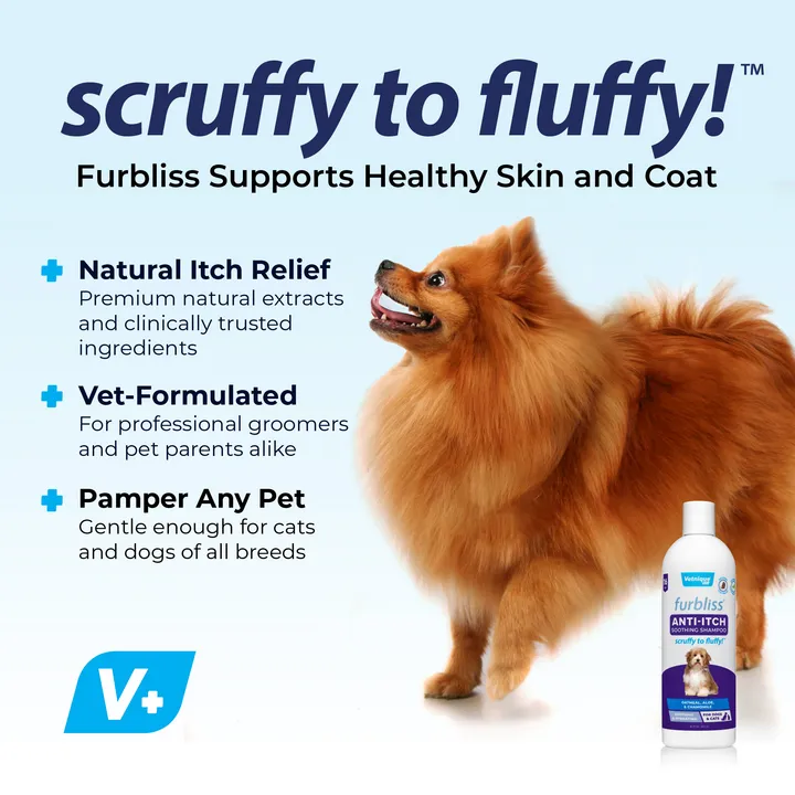 NEW Furbliss® Soothing Anti-Itch Shampoo 16oz