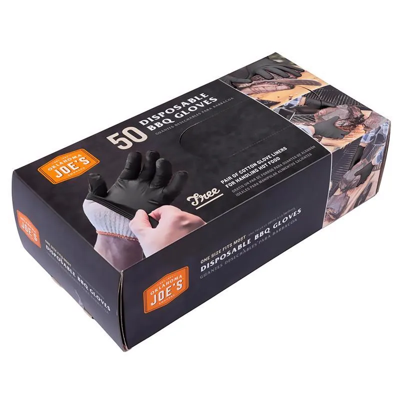 Oklahoma Joe's Nitrile Grilling Glove 9.5 in. W 50 pc