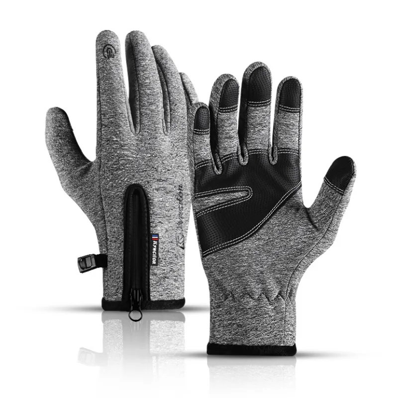 Outdoor Cycling Waterproof Zipper Tactical Gloves