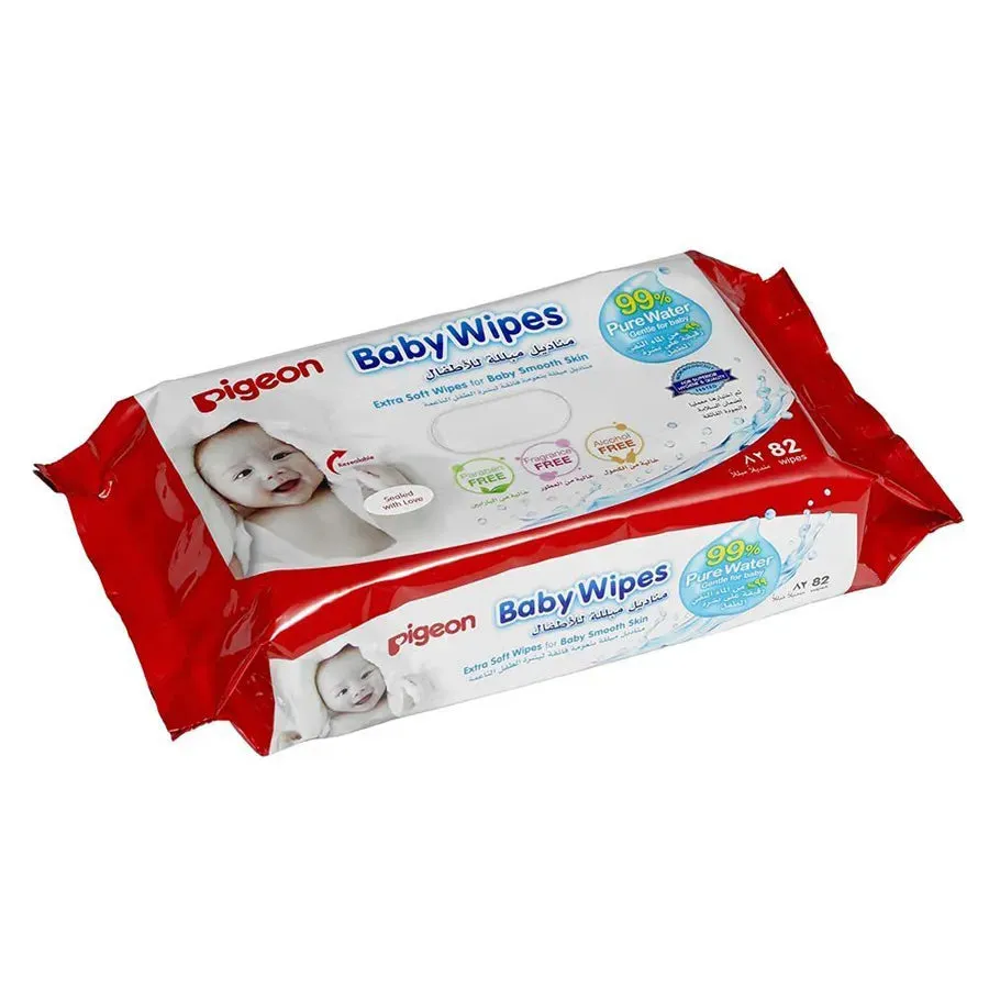 Pigeon Baby Wipes 82s/Refill