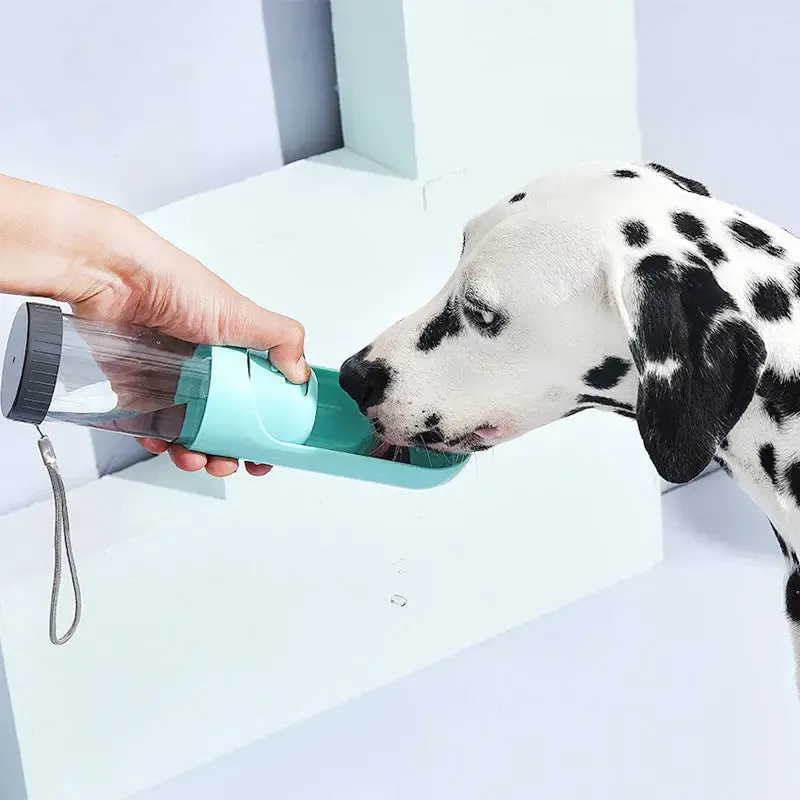 Portable Pet Plastic Water Bottle w/ Carbon Filter