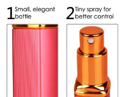 Portable Travel Perfume Refiller Spray (12ml)