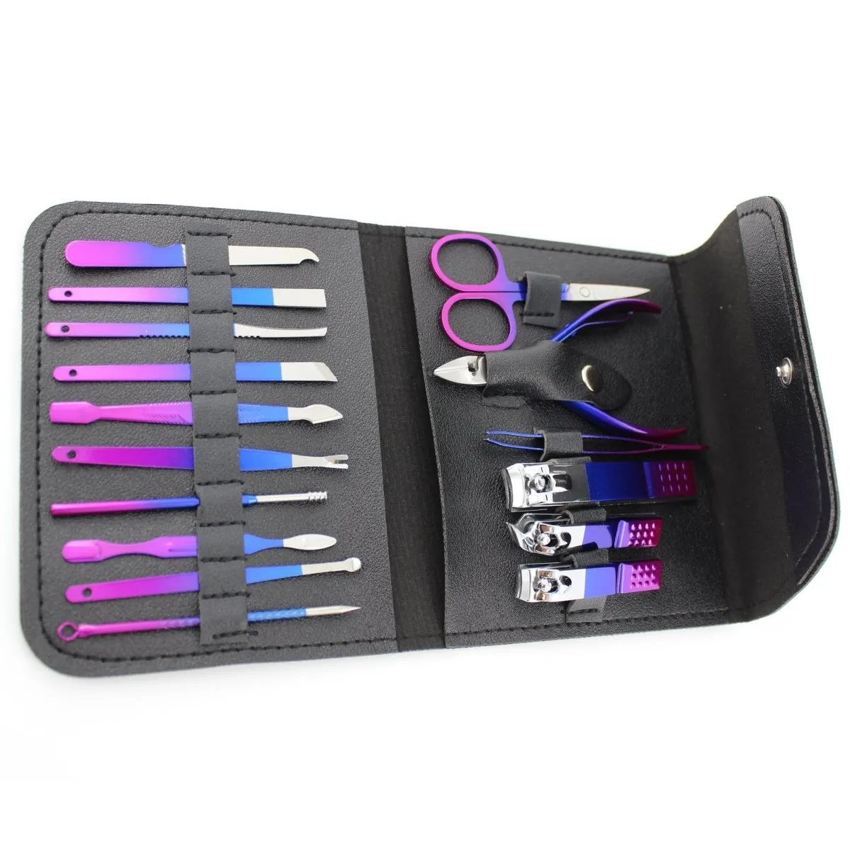 Professional Toenail Clippers Tool Set, Pedicure Kit with Case Nail Clippers Set