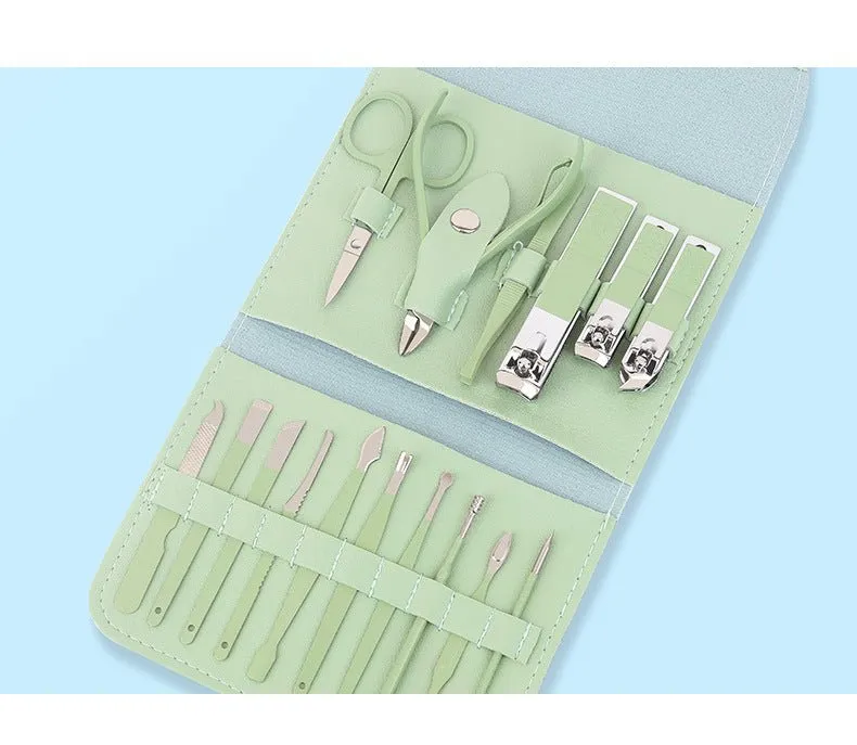 Professional Toenail Clippers Tool Set, Pedicure Kit with Case Nail Clippers Set