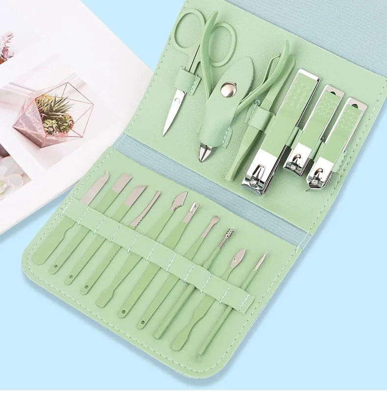 Professional Toenail Clippers Tool Set, Pedicure Kit with Case Nail Clippers Set