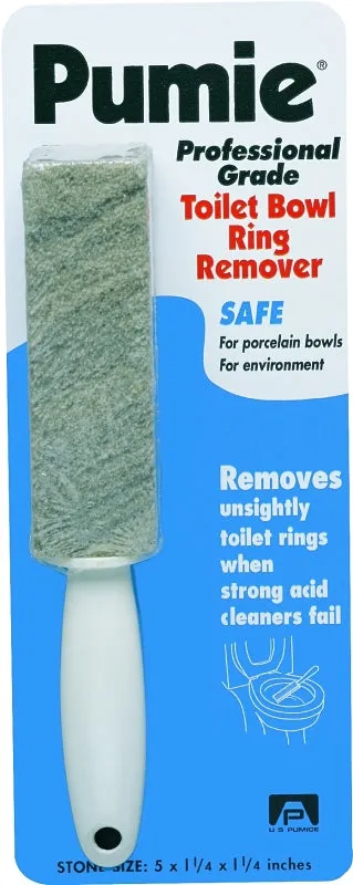 Pumie TBR-6D Toilet Bowl Ring Remover, Solid, Gray Porous :EA: QUANTITY: 1