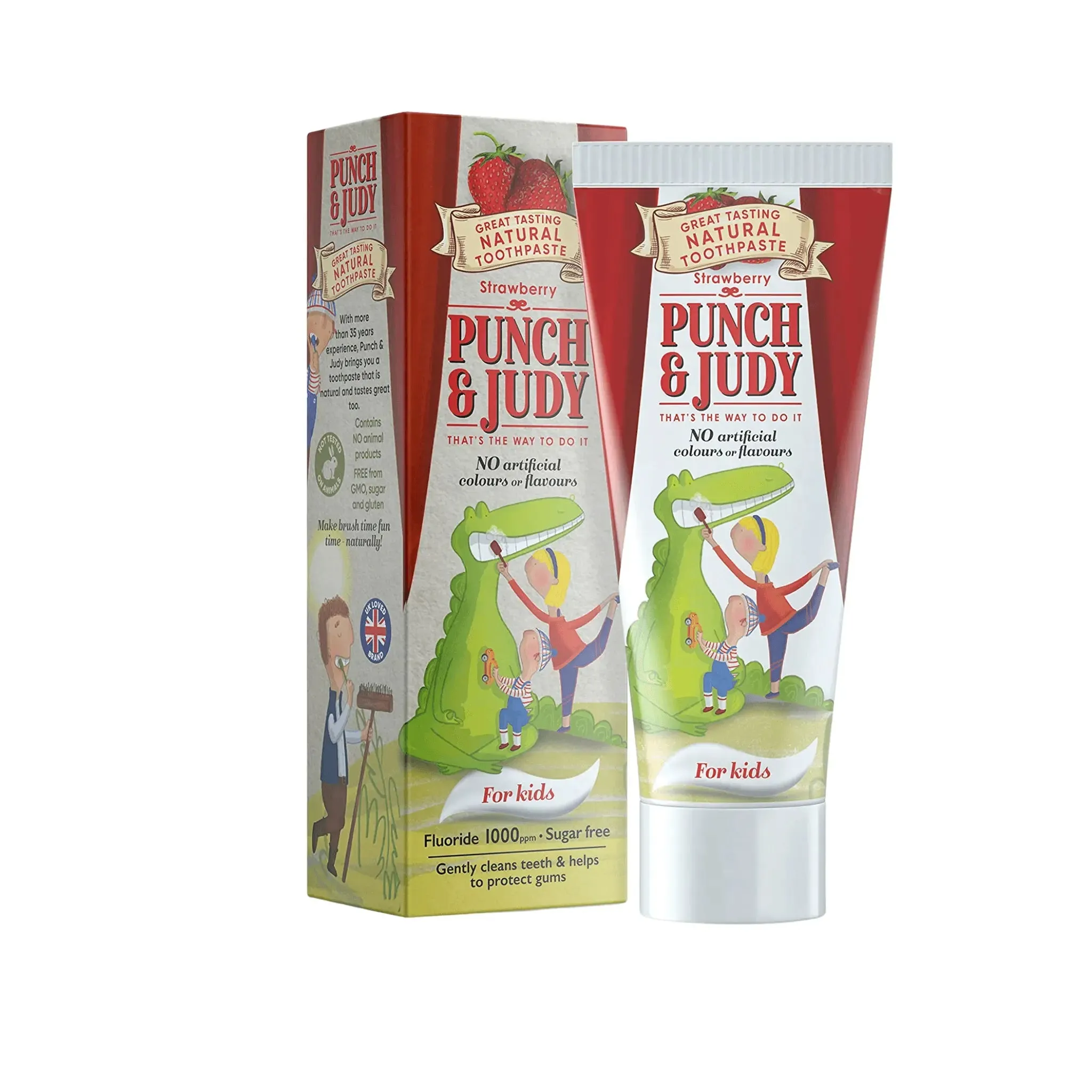 Punch & Judy Simply Strawberry Toothpaste- 50ml Toothpaste