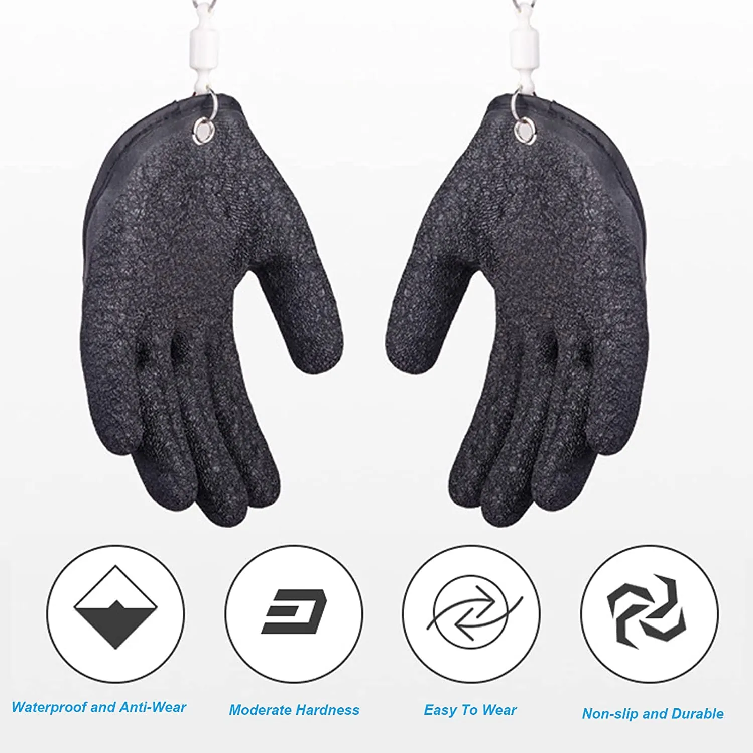 Puncture Proof Waterproof and Magnet Release Fishing Gloves