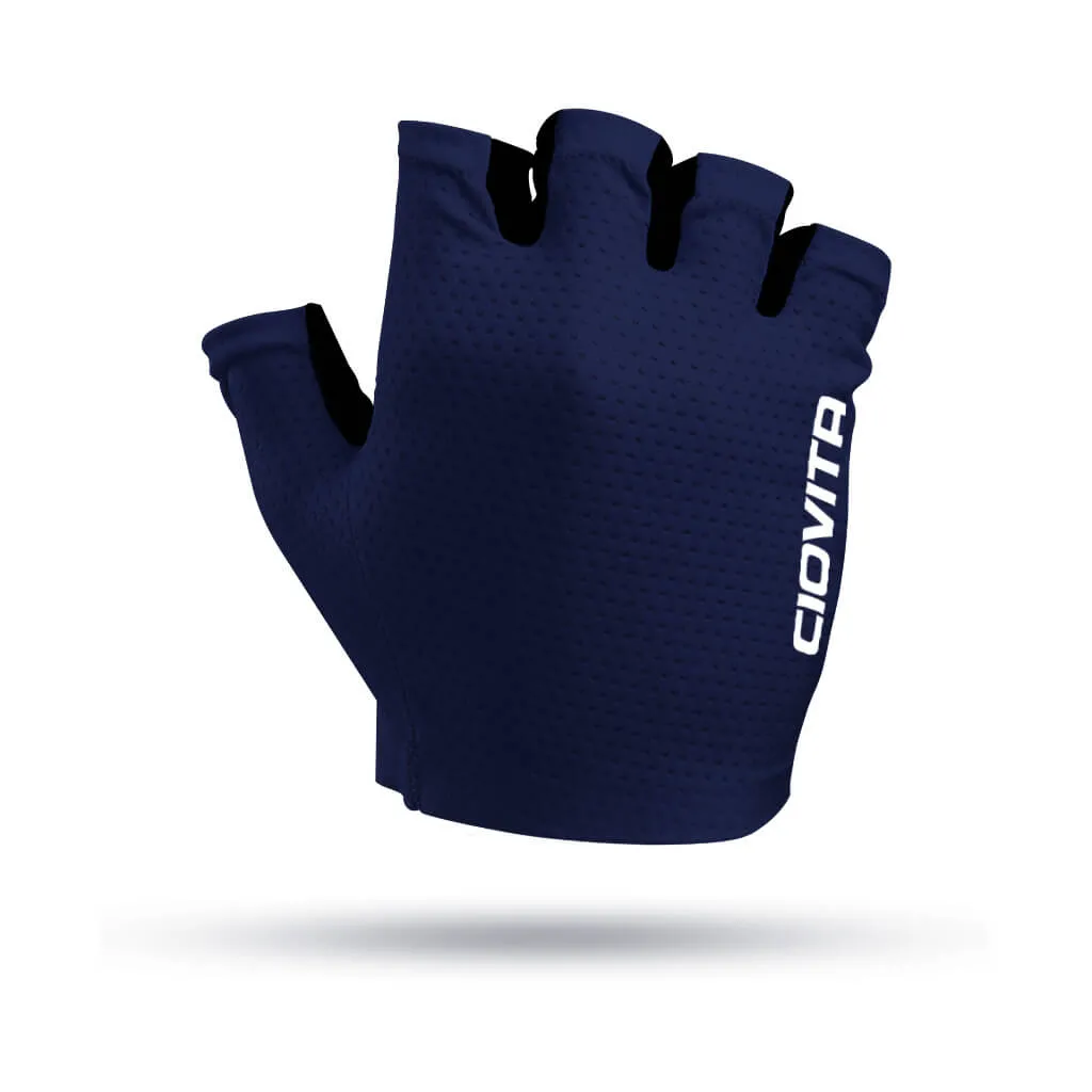 Race Mesh Short Finger Glove (Navy)